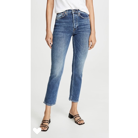 Re/Done Denim - NWT RE/DONE 50’s cigarette pants jeans stone wash